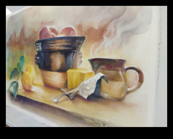 Mierīguma zīmēšana: Klusās dabas māksla