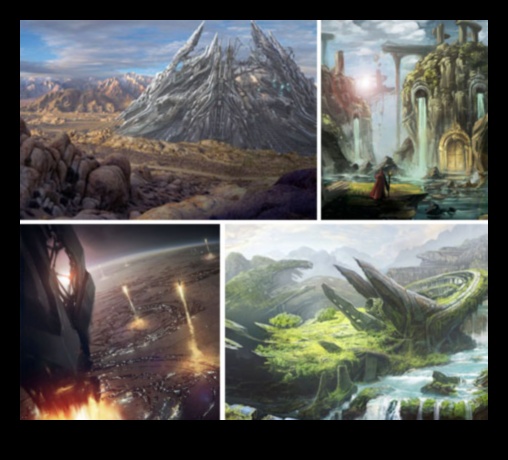 Iedomātas ainavas: sirreāla skaistuma tveršana lapā