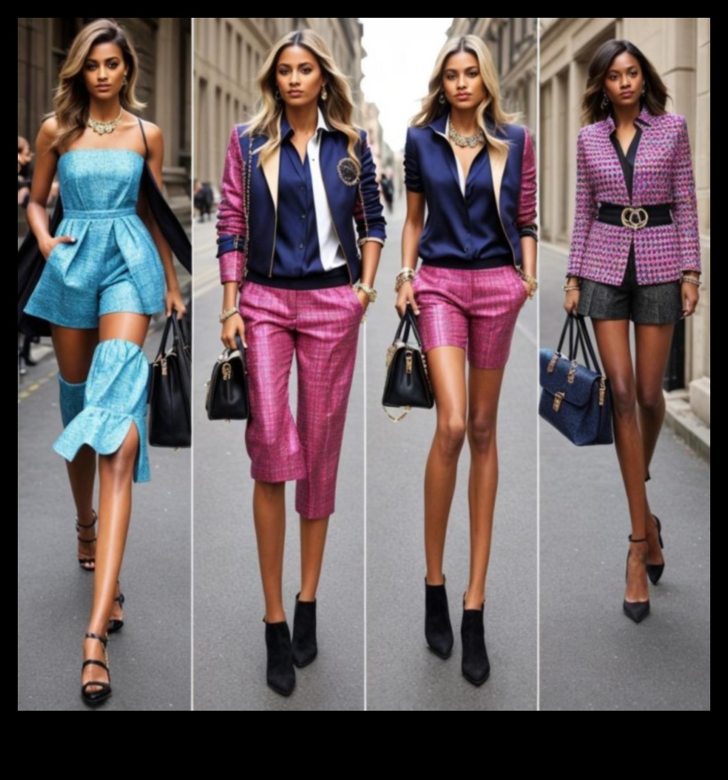 Modes saplūšana: tendenču apvienošana unikālam izskatam