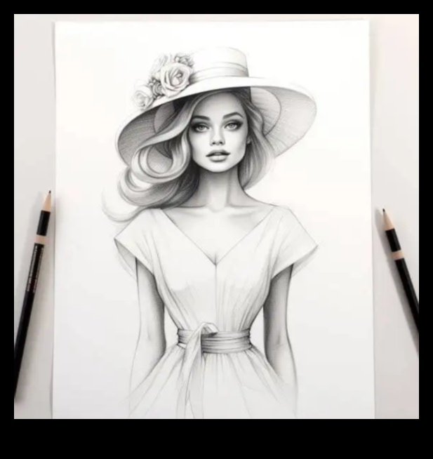 Zīmēšanas harmonija: līdzsvara un vienotības sasniegšana zīmuļa skicēs