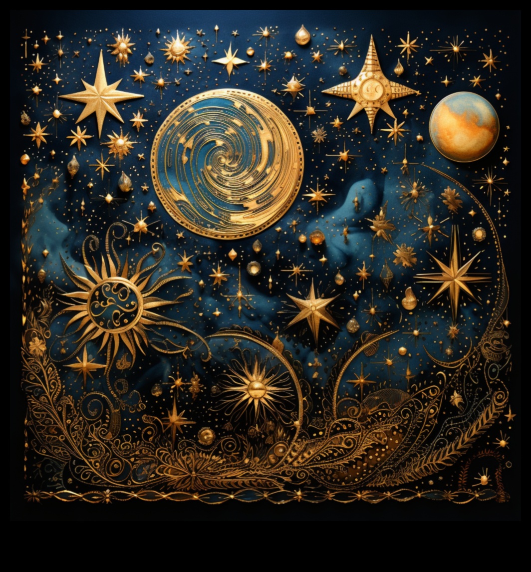 Debesu audekls: Astrālo zvaigžņu gobelēna gleznošana