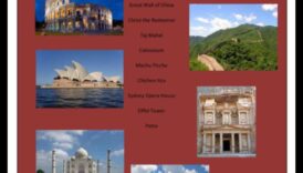 Pasaules brīnumi: liela ekskursija pa orientieriem