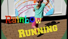 Varavīksnes stafetes skrējiens: krāsainas un enerģiskas vingrošanas rotaļas bērniem