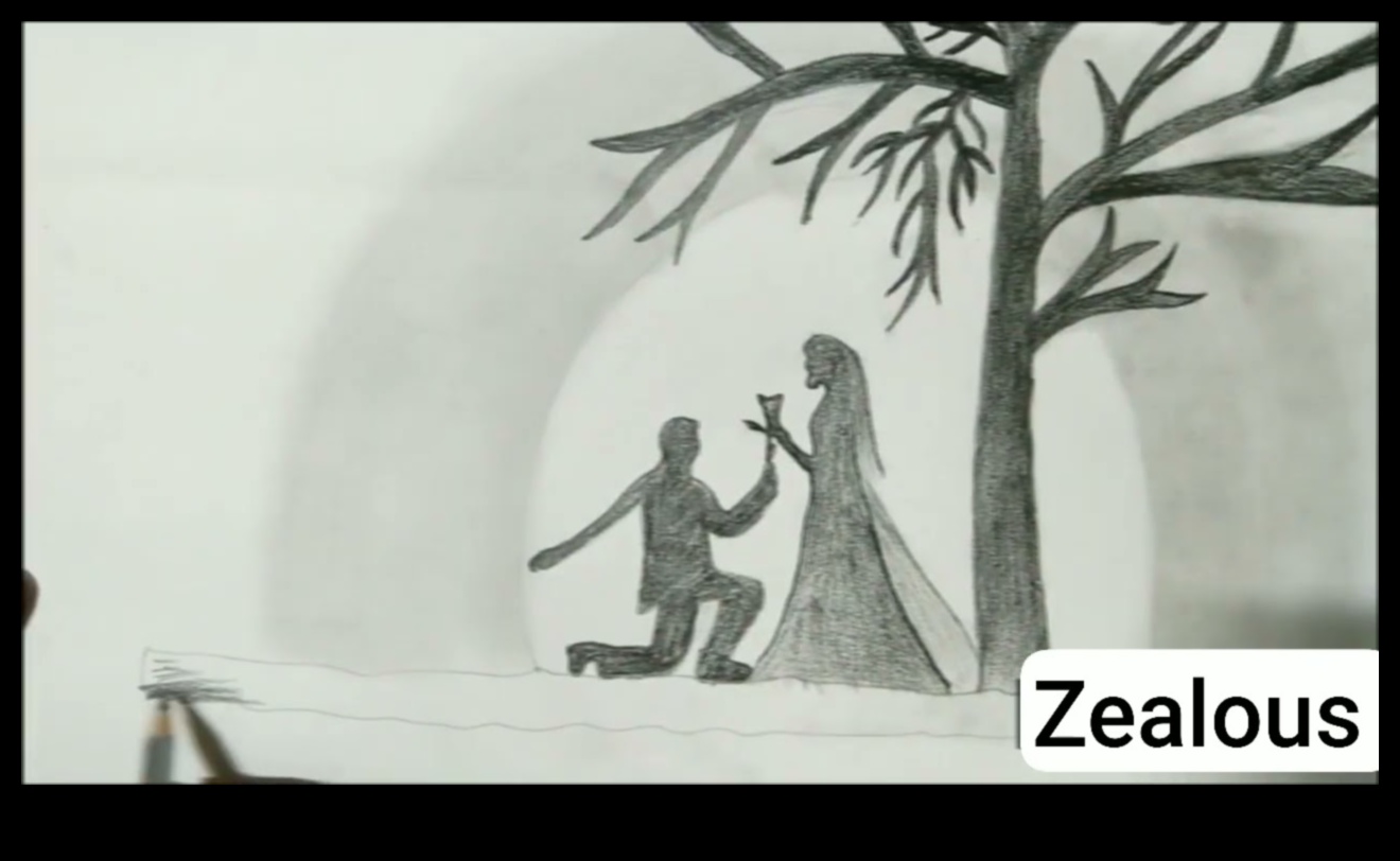 Zīmēšanas harmonija: līdzsvara un vienotības sasniegšana zīmuļa skicēs